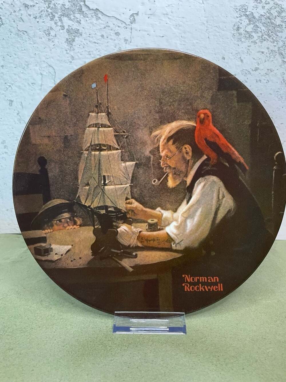Knowles Norman Rockwell The Ship Builder Collector Plate 1980